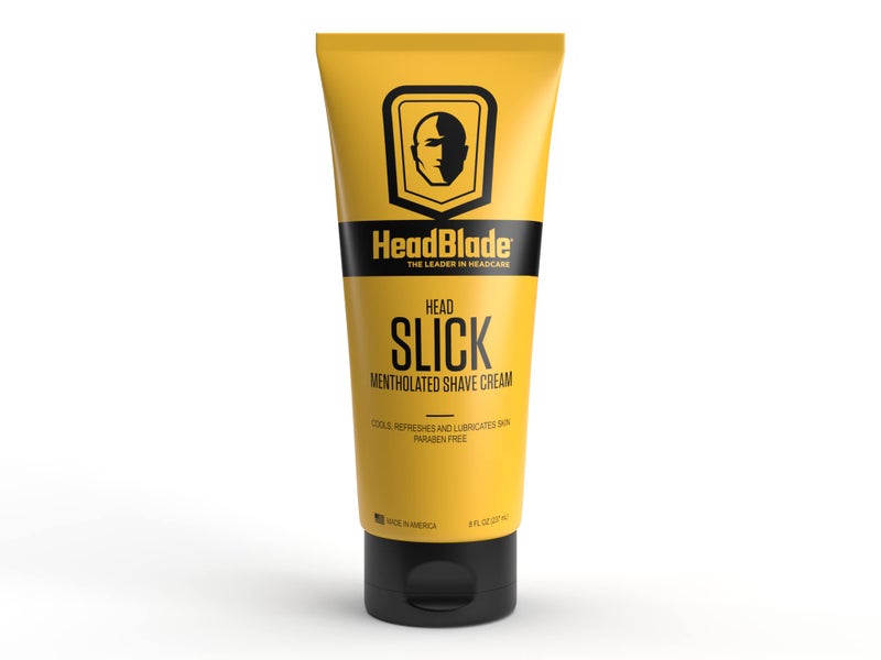 HeadBlade ATX Men's Head Shaving Basics Bundle with 8oz HeadSlick Cream, Razor, Blade Refills - Close Shave Kit with An Easier and Faster Shave - Image 2